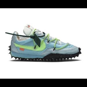Nike x Off-white Waffle Racer Vivid Sky Athletic Sneakers